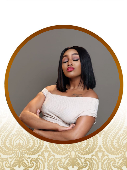 Natural Black Fringe Bob wig style