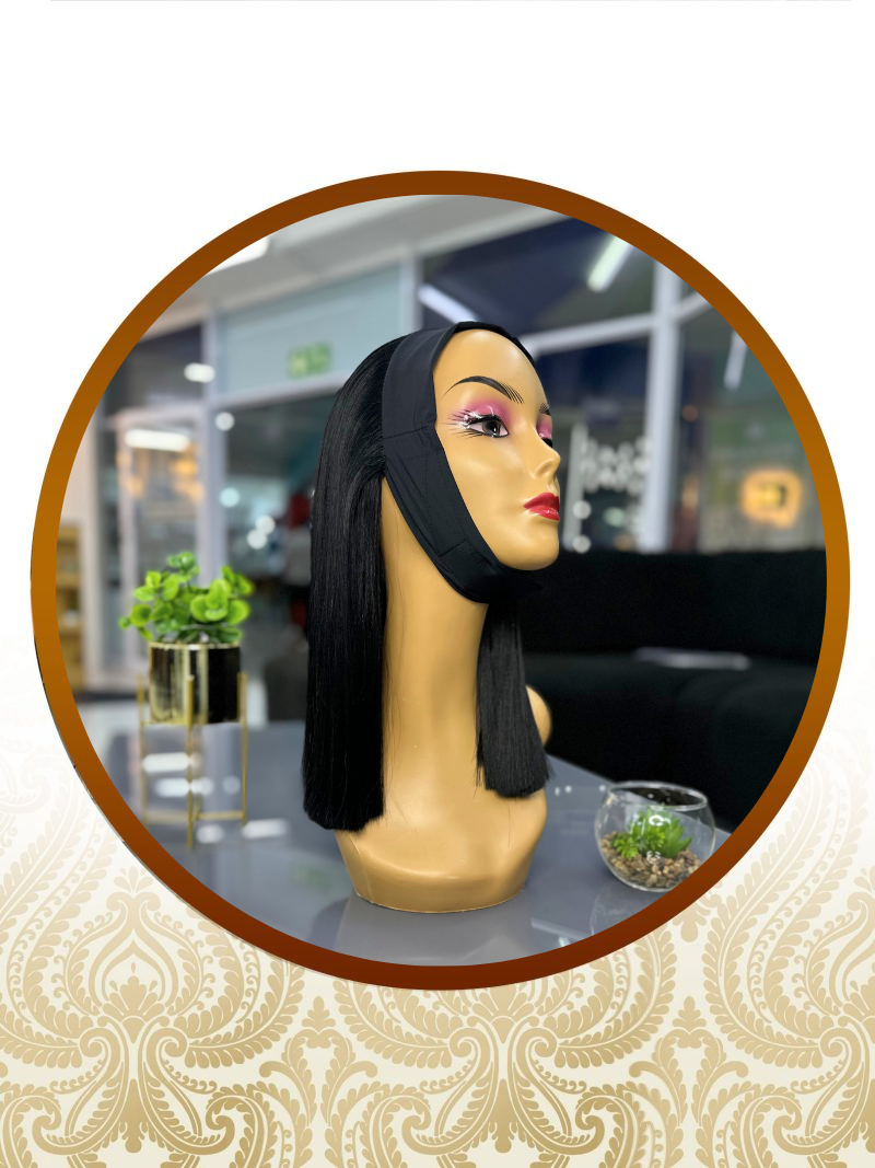 14″ Indian Remi Peruca Glueless Headband Unit