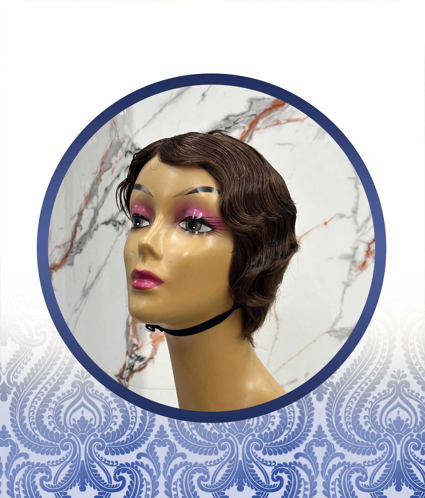 Colour 4 Lace Finger Wave Wig