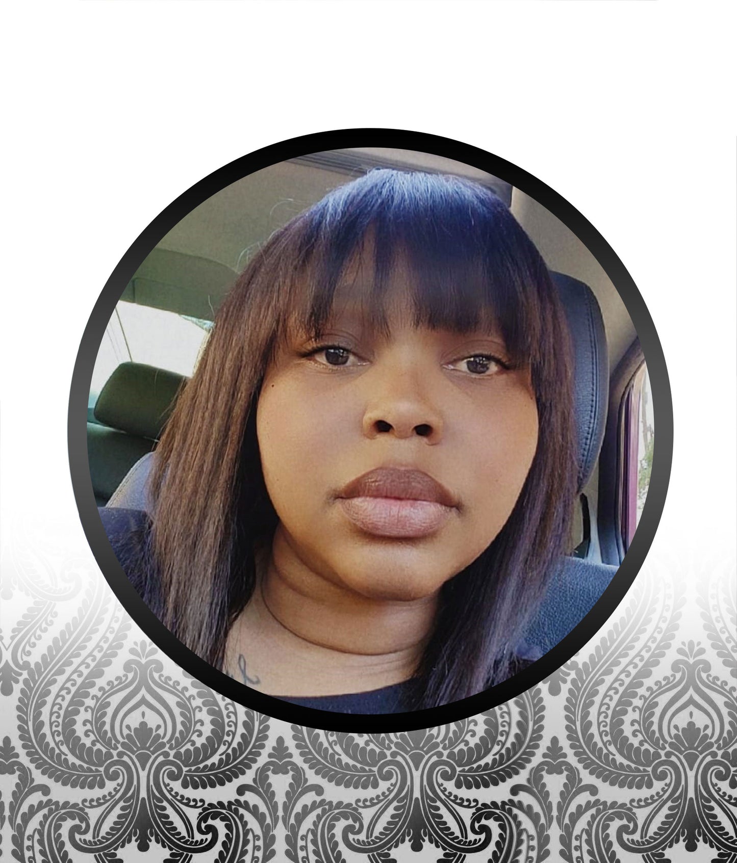 Straight Bob Human HairBlend Fringe Wig