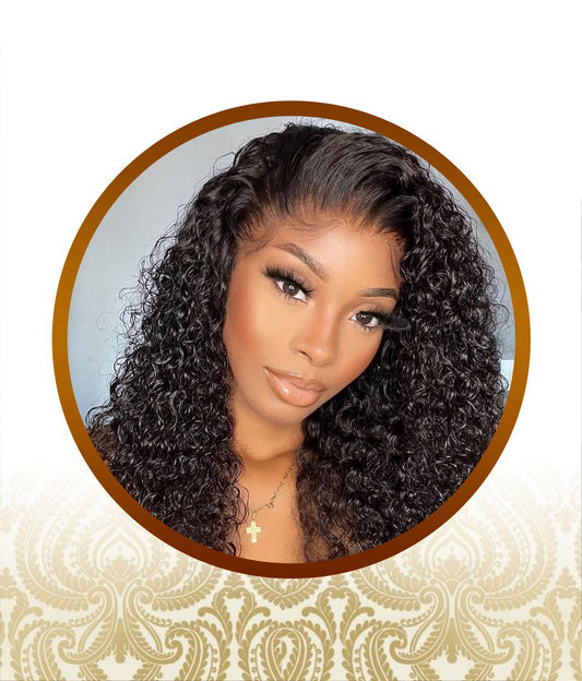 20" Exotic Malaysian Deep Curl Full Lace Frontal Double Drawn Unit