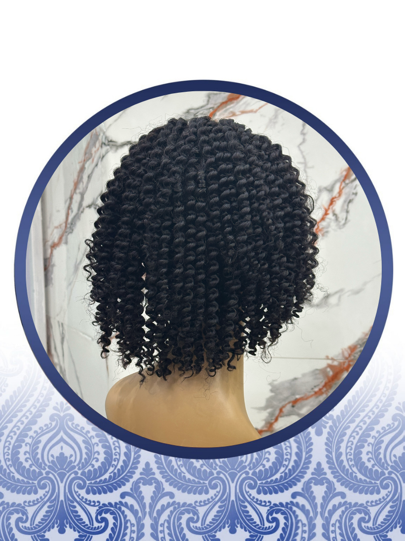 12” Micro-Curls Headband Wig
