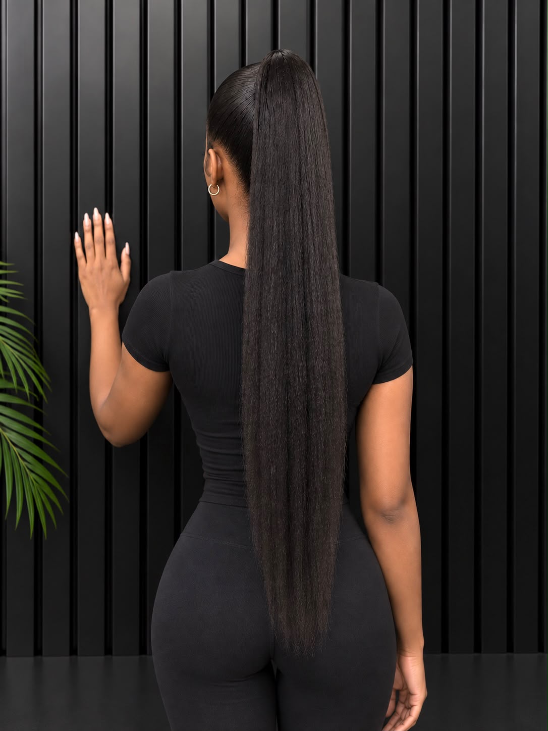 30-inch Kinky Straight Ponytail