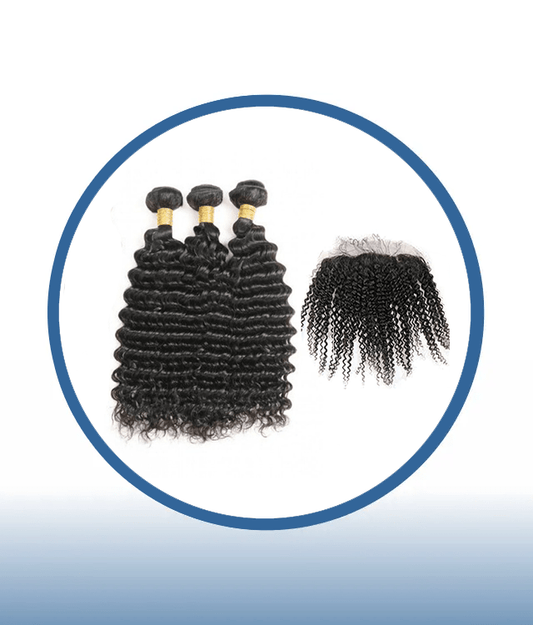 Jerry Curl 3 Bundles + Full Frontal Closure