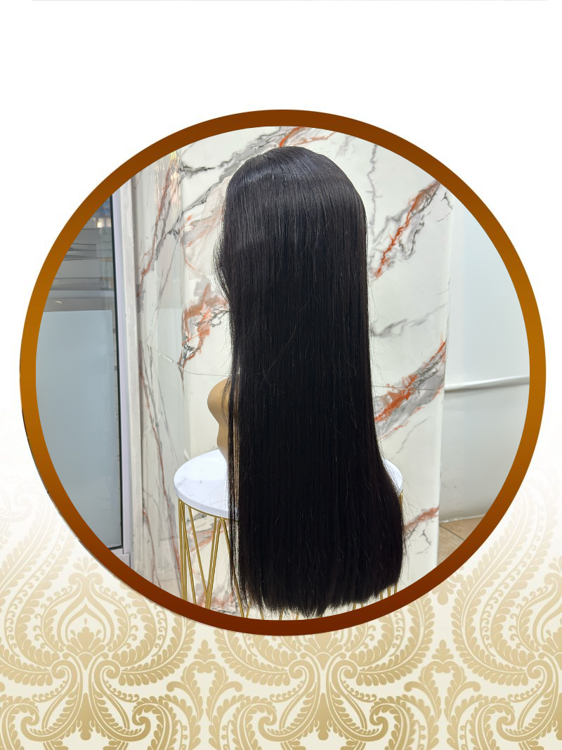 24" Raw Vietnamese Premium 13x4 Swiss Lace Glueless Unit